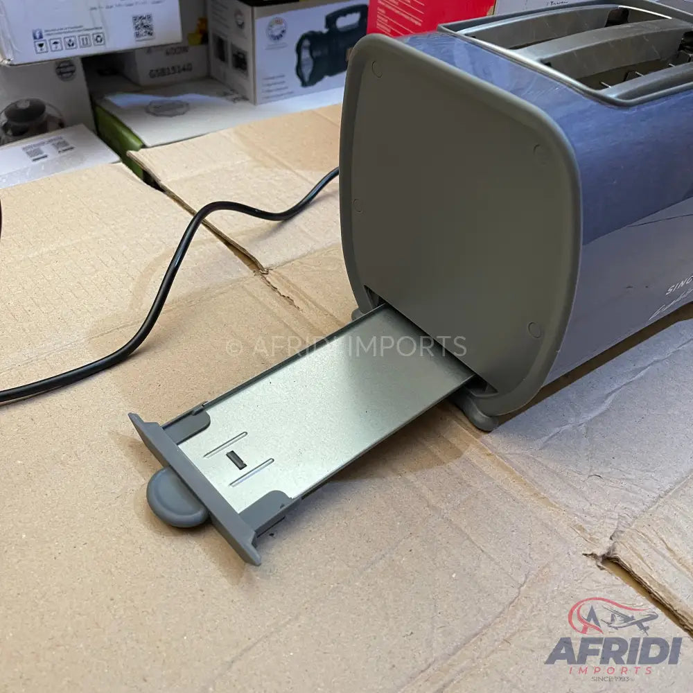 Lot Imported Singer Graphite SLice Toaster